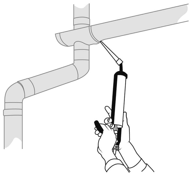 sn45 use with guttering